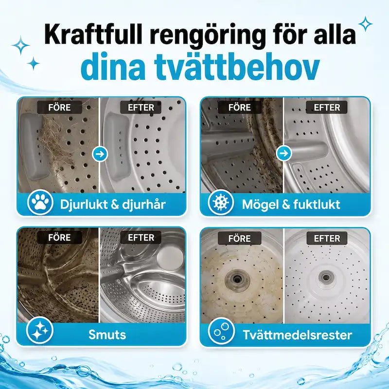 Trumvera Tvättmaskin Djuprengöringstabletter