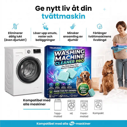 Trumvera Tvättmaskin Djuprengöringstabletter